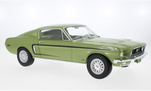 Diecast model cars Ford Mustang 1/12 Norev Fastback GT metallise la chaux 1968 Ford Mustang 1/12 Norev Fastback GT metallise la chaux 1968 diecast model cars