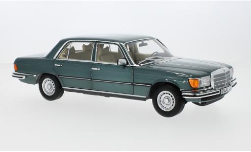 Mercedes 450 1/18 Norev SEL 6.9 (W116) metallise turquoise 1979 diecast model cars