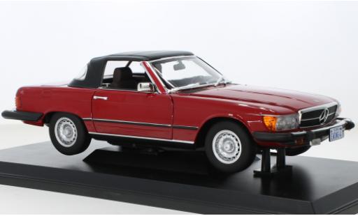 Mercedes 450 1/18 Norev SL (R107) red 1979 diecast model cars