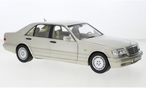 Diecast model cars Mercedes Classe S 1/18 Norev S 600 (W140) metallise beige clair 1997 Mercedes Classe S 1/18 Norev S 600 (W140) metallise beige clair 1997 diecast model cars