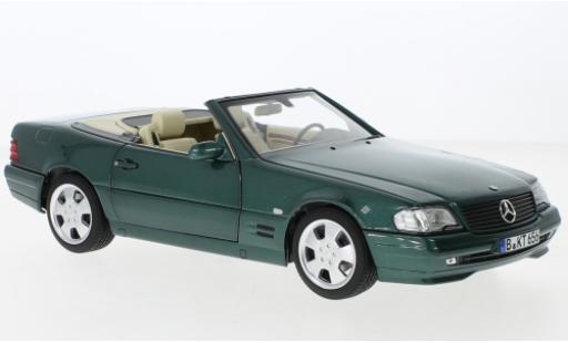 Mercedes Classe SL 1/18 Norev SL 500 (R129) metallise green 1999 diecast model cars