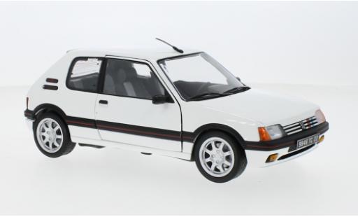 Diecast model cars Peugeot 205 1/18 Norev GTI 1.9 white 1989 Peugeot 205 1/18 Norev GTI 1.9 white 1989 diecast model cars