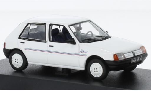 Peugeot 205 1/43 Norev Junior white 1988 diecast model cars