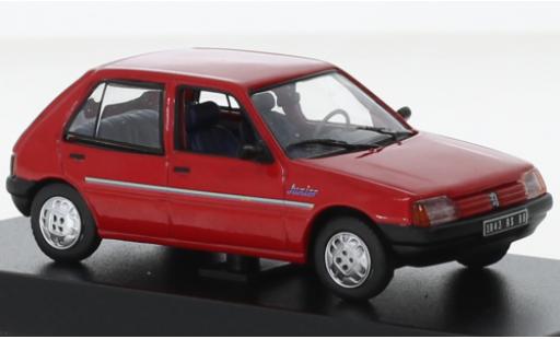 Peugeot 205 1/43 Norev Junior red 1988 diecast model cars