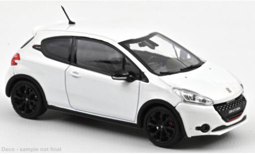Peugeot 208 1/43 Norev GTi 30th white 2014 diecast model cars