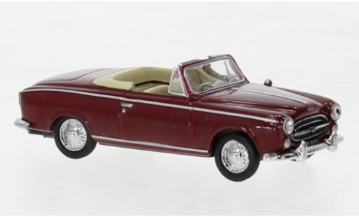 Diecast model cars Peugeot 403 1/87 Norev cabriolet red foncé 1957 Peugeot 403 1/87 Norev cabriolet red foncé 1957 diecast model cars