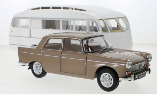 Peugeot 404 1/18 Norev metallise brown 1965 diecast model cars