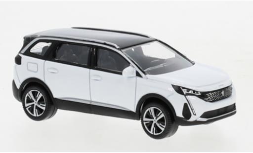 Diecast model cars Peugeot 5008 1/64 Norev metallise white 2020 Peugeot 5008 1/64 Norev metallise white 2020 diecast model cars