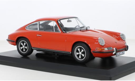 Diecast model cars Porsche 911 1/18 Norev E orange 1969 Porsche 911 1/18 Norev E orange 1969 diecast model cars