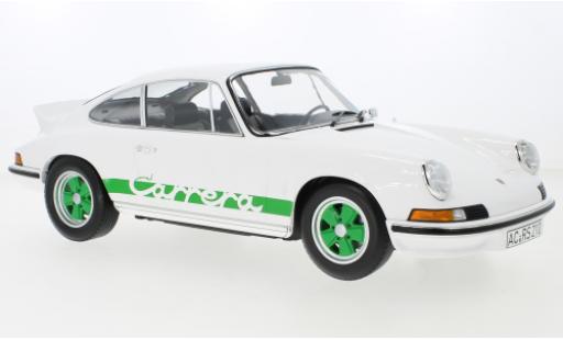 Porsche 911 1/12 Norev RS white 1972 diecast model cars