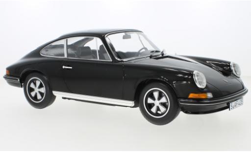 Porsche 911 1/12 Norev S black 1972 diecast model cars