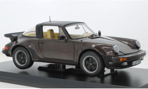 Diecast model cars Porsche 930 Turbo 1/18 Norev 911 Targa metallise brown 1987 Porsche 930 Turbo 1/18 Norev 911 Targa metallise brown 1987 diecast model cars