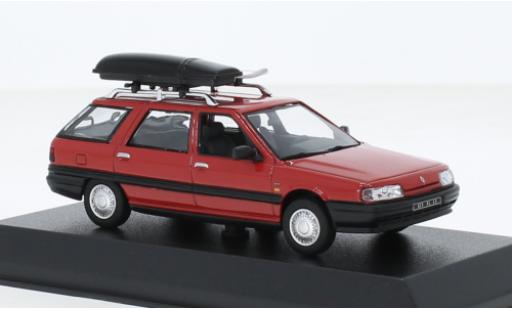 Renault 21 1/43 Norev Nevada red 1989 diecast model cars