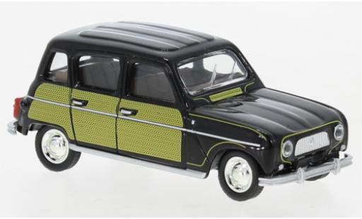 Diecast model cars Renault 4 1/64 Norev Parisienne black/yellow 1963 Renault 4 1/64 Norev Parisienne black/yellow 1963 diecast model cars