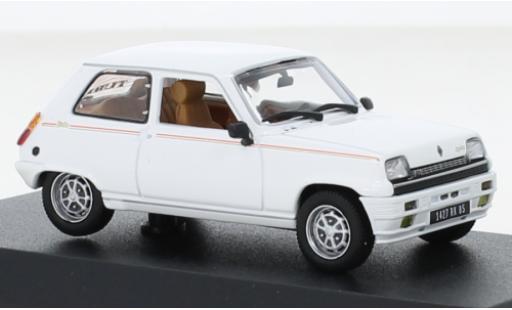 Diecast model cars Renault 5 1/43 Norev Laureate Turbo white 198 Renault 5 1/43 Norev Laureate Turbo white 198 diecast model cars