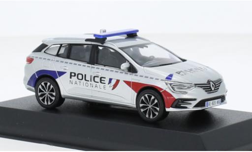 Diecast model cars Renault Megane 1/43 Norev Sport Tourer Police Nationale (F) 2022 Renault Megane 1/43 Norev Sport Tourer Police Nationale (F) 2022 diecast model cars