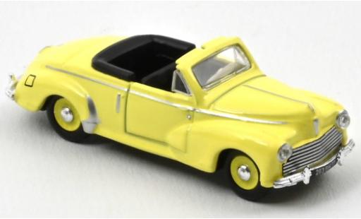 Diecast model cars Peugeot 203 1/87 Norev Cabriolet yellow 1952 Peugeot 203 1/87 Norev Cabriolet yellow 1952 diecast model cars
