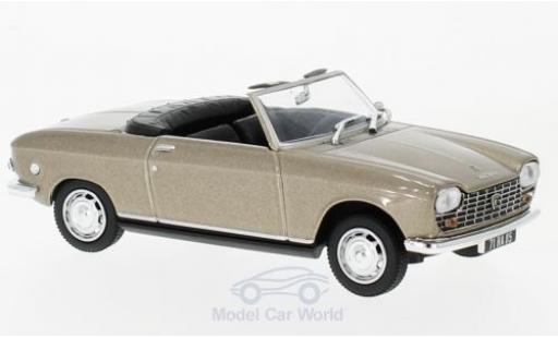 Peugeot 204 Cabriolet 1/43 Norev Cabriolet metallic beige 1967 diecast model cars