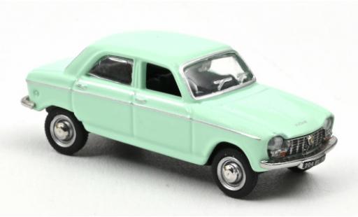 Peugeot 204 1/87 Norev green 1966 diecast model cars