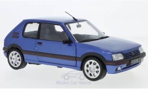 Diecast model cars Peugeot 205 GTI 1/18 Norev GTi 1.9 metallic blue 1992 Peugeot 205 GTI 1/18 Norev GTi 1.9 metallic blue 1992 diecast model cars