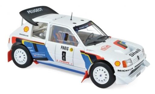 Diecast model cars Peugeot 205 1/18 Norev T16 Evo No.8 Rallye WM Rallye Monte Carlo 1986 B.Saby/J-F.Fauchille Peugeot 205 1/18 Norev T16 Evo No.8 Rallye WM Rallye Monte Carlo 1986 B.Saby/J-F.Fauchille diecast model cars