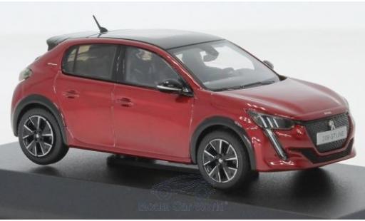 Peugeot 208 1/43 Norev GT red/black 2019 diecast model cars