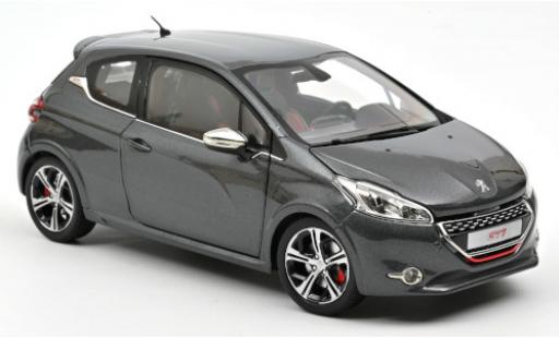 Diecast model cars Peugeot 208 1/18 Norev GTi metallic grey 2013 Peugeot 208 1/18 Norev GTi metallic grey 2013 diecast model cars