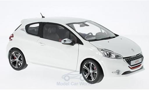 Diecast model cars Peugeot 208 1/18 Norev GTi white 2013 Peugeot 208 1/18 Norev GTi white 2013 diecast model cars