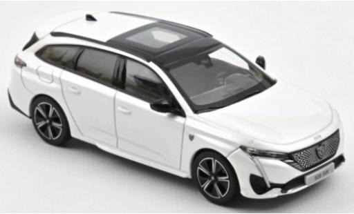 Peugeot 308 1/43 Norev SW GT metallic white 2021 diecast model cars