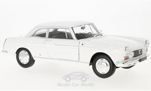 Peugeot 404 coupe 1/18 Norev Coupe white 1967 diecast model cars