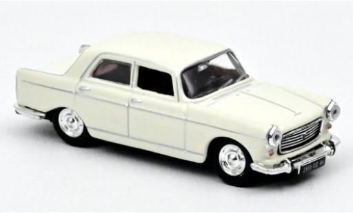 Peugeot 404 1/87 Norev white 1968 diecast model cars