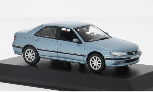 Peugeot 406 1/43 Norev metallise blau 2002 1:43 diecast model cars