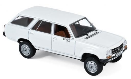 Peugeot 504 1/43 Norev Break Dangel white 1980 diecast model cars