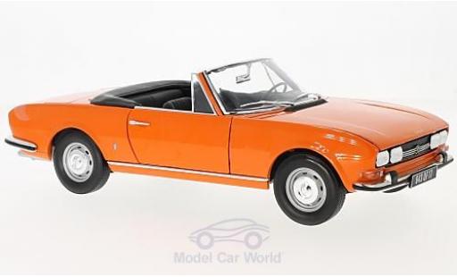 Peugeot 504 Cabriolet 1/18 Norev Cabriolet orange 1970 diecast model cars