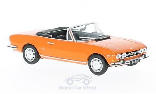 Peugeot 504 Cabriolet 1/43 Norev Cabriolet orange 1970 SoftTop liegt bei diecast model cars