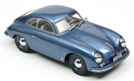 Porsche 356 1/18 Norev Coupé metallic blue 1952 diecast model cars