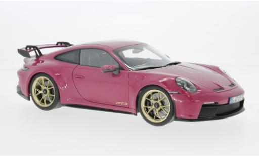 Porsche 992 GT3 1/18 Norev 911  rosa 2021 1:18 diecast model cars