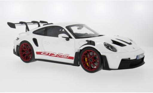 Porsche 992 GT3 R 1/12 Norev 911  S weiss/rot 2022 1:12 diecast model cars