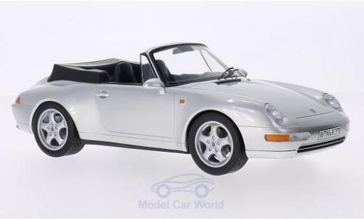 Porsche 993 SC 1/18 Norev 911 () Carrera Cabriolet grey 1994 Verdeck liegt ein diecast model cars