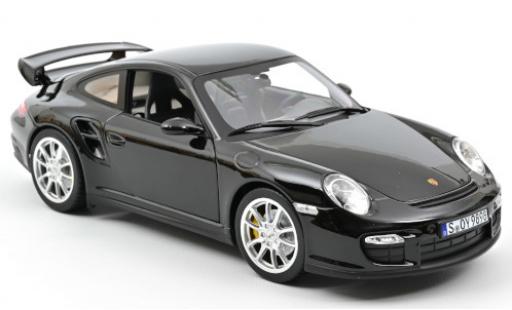 Porsche 991 1/18 Norev 911 GT2 () black 2010 diecast model cars