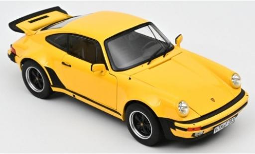Porsche 930 Turbo 1/18 Norev 911 Turbo 3.0 yellow 1976 diecast model cars