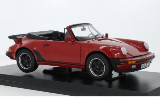 Porsche 930 Turbo 1/18 Norev 911 Turbo Cabriolet red 1987 diecast model cars