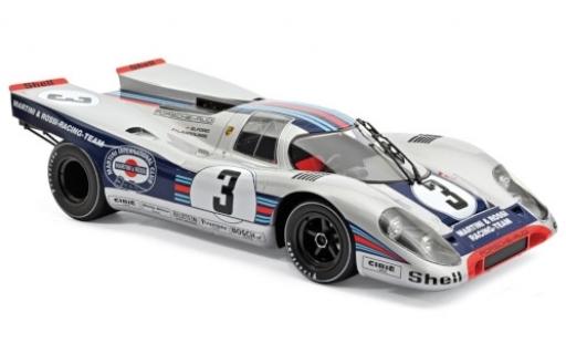Porsche 917 1971 1/12 Norev K RHD No.3 Martini & Rossi Racing Team 12h Sebring 1971 V.Elford/G.Larousse diecast model cars