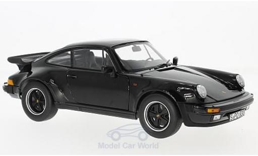Porsche 930 Turbo 1/18 Norev Turbo 3.3 black 1977 ohne Vitrine diecast model cars