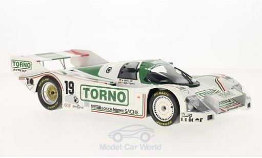 Porsche 962 1985 1/18 Norev C No.19 Brun Torno 1000 km Mugello 1985 T.Boutsen/S.Bellof diecast model cars