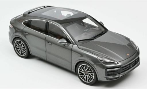 Porsche Cayenne Turbo 1/18 Norev Coupe Turbo metallic grey 2019 diecast model cars