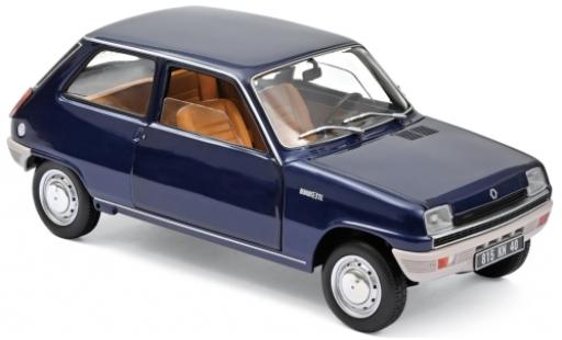 Renault 5 1/18 Norev blue 1973 diecast model cars