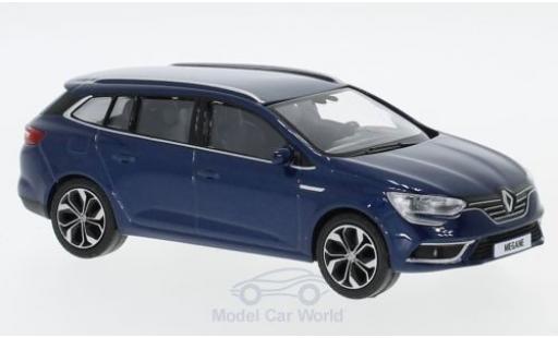 Diecast model cars Renault Megane 1/43 Norev Estate metallic blue 2016 Renault Megane 1/43 Norev Estate metallic blue 2016 diecast model cars
