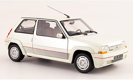 Diecast model cars Renault 5 GT Turbo 1/18 Norev Supercinq GT Turbo Ph. I metallise weiss 1986 1:18 Renault 5 GT Turbo 1/18 Norev Supercinq GT Turbo Ph. I metallise weiss 1986 1:18 diecast model cars