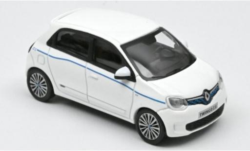 Renault Twingo 1/43 Norev Z.E. white/blue 2020 diecast model cars